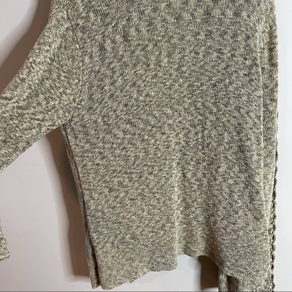 Jones NY collection tan open long sleeve cardigan - Picture 2 of 7